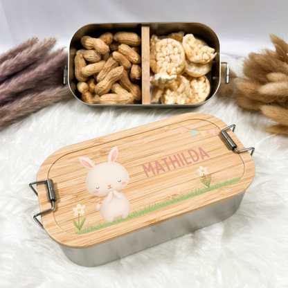 Brotdose Tiere mit Gras