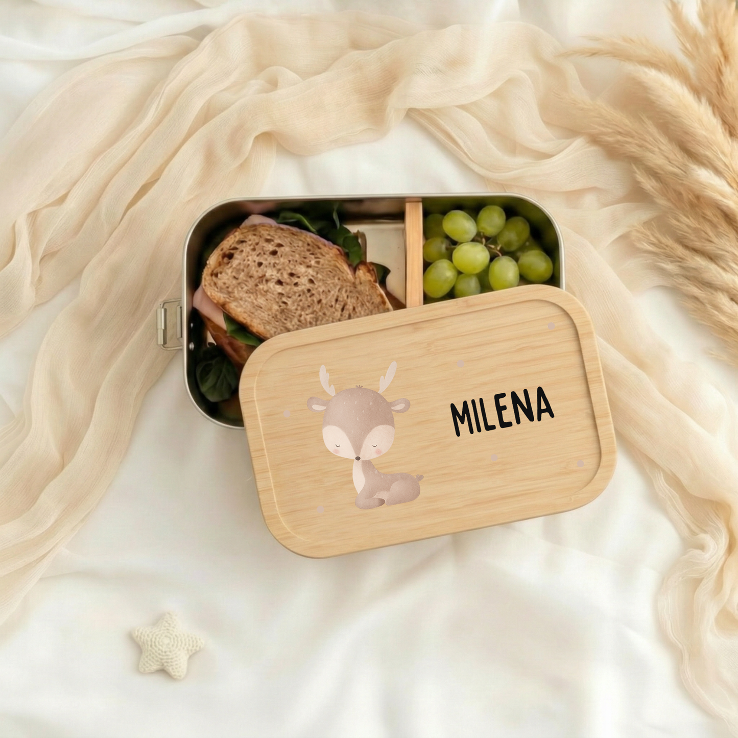 Brotdose Tiere mit Punkten