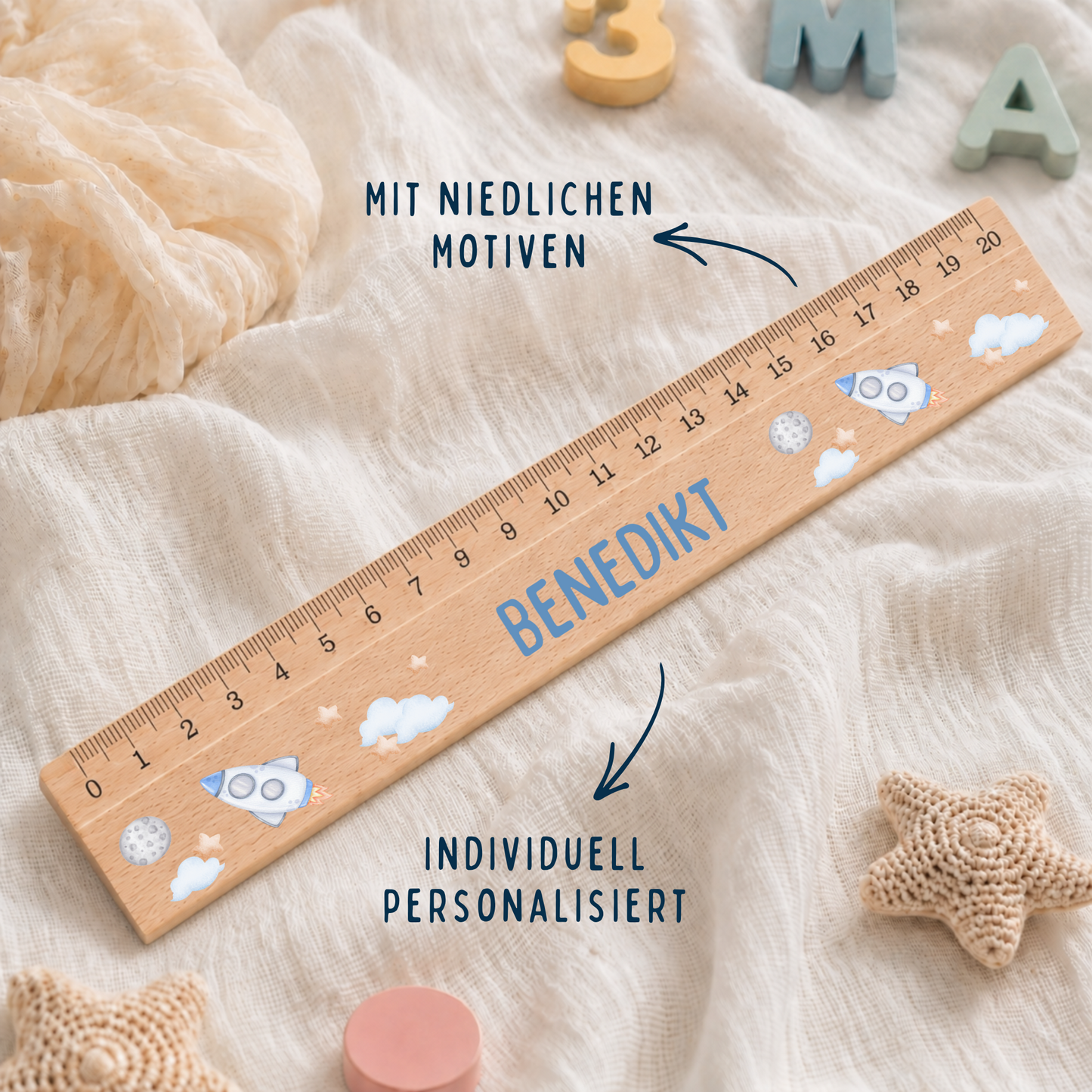 Personalisiertes Lineal 20cm