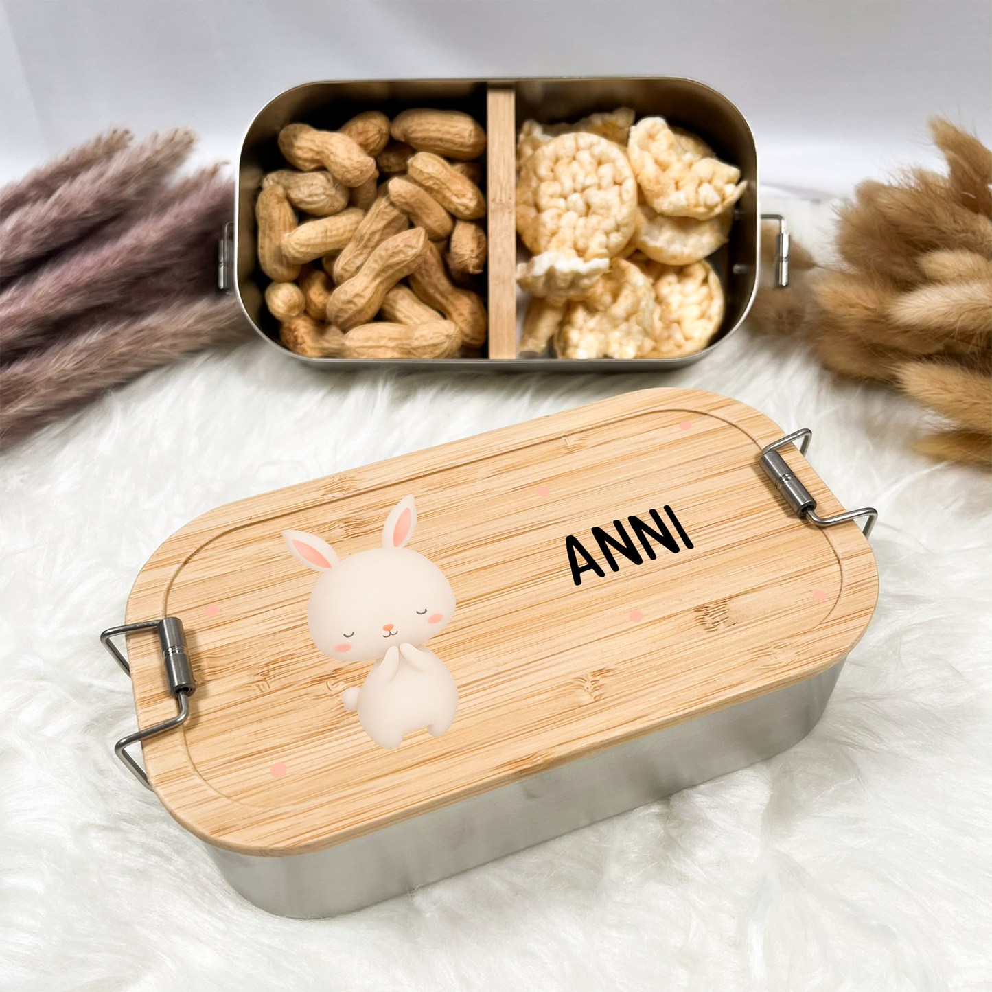 Brotdose Tiere mit Punkten