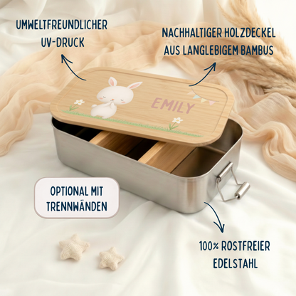Brotdose Tiere mit Gras