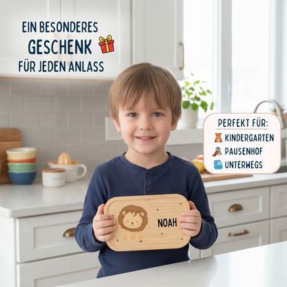 Brotdose Tiere mit Punkten