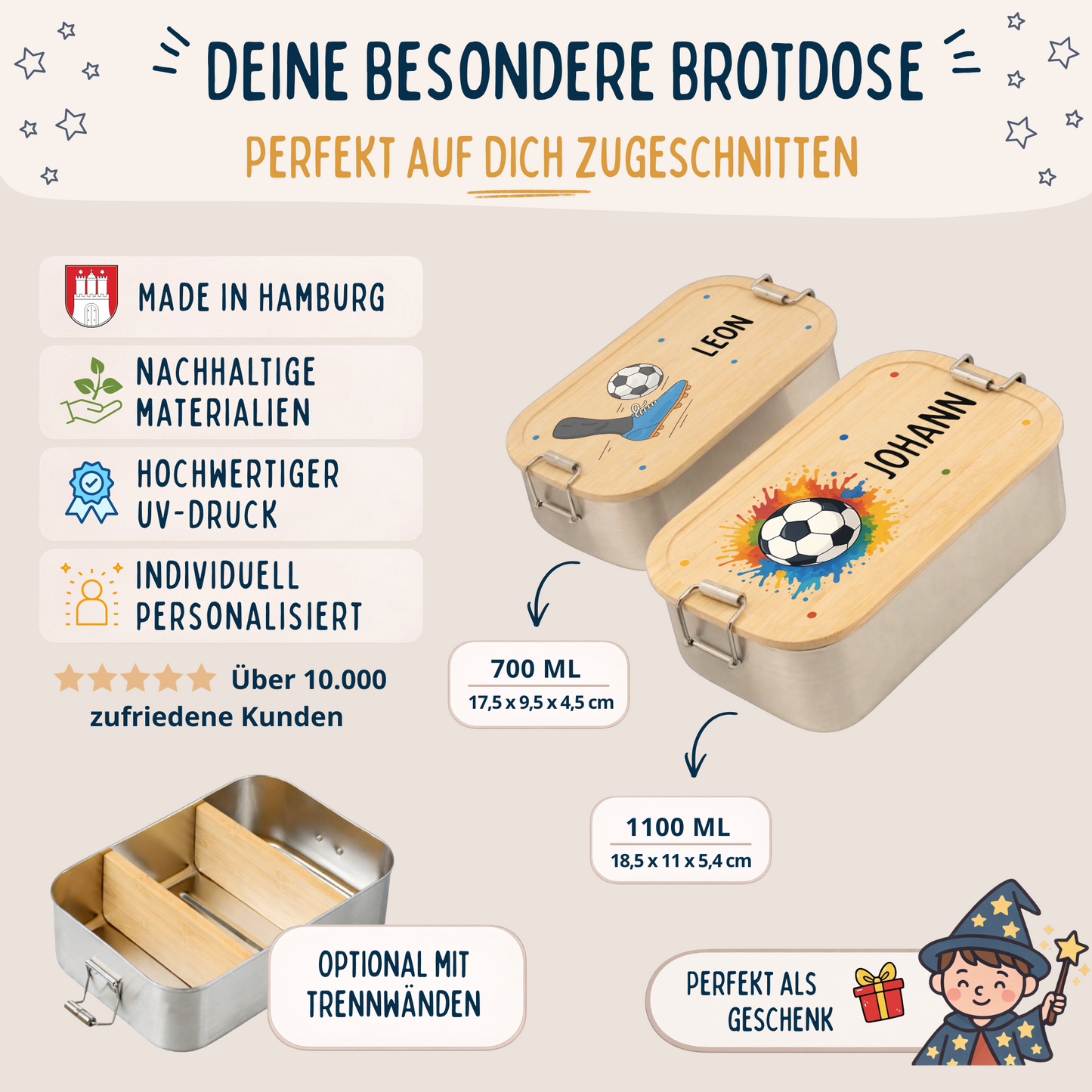 Brotdose Fußball