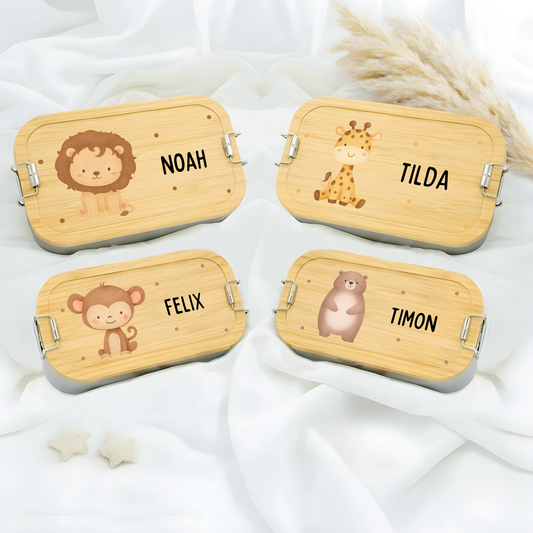 Brotdose Tiere mit Punkten