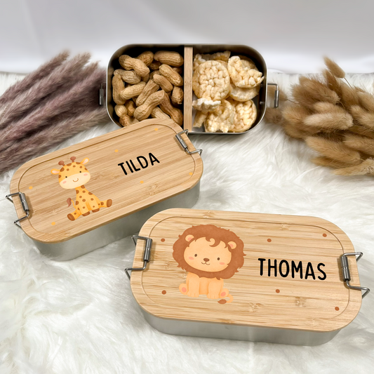 Brotdose Tiere mit Punkten