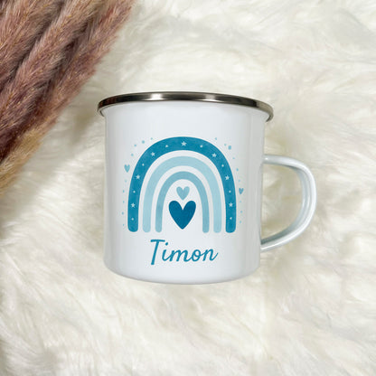 Emaille Tasse Jungen