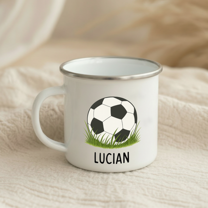 Emaille Tasse Jungen
