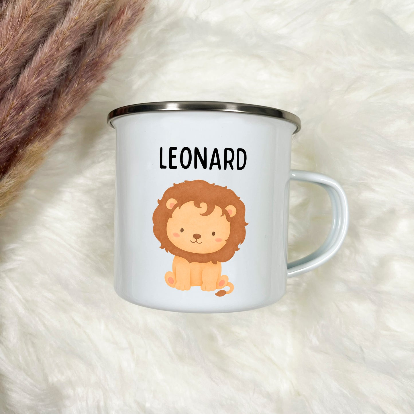 Emaille Tasse Jungen