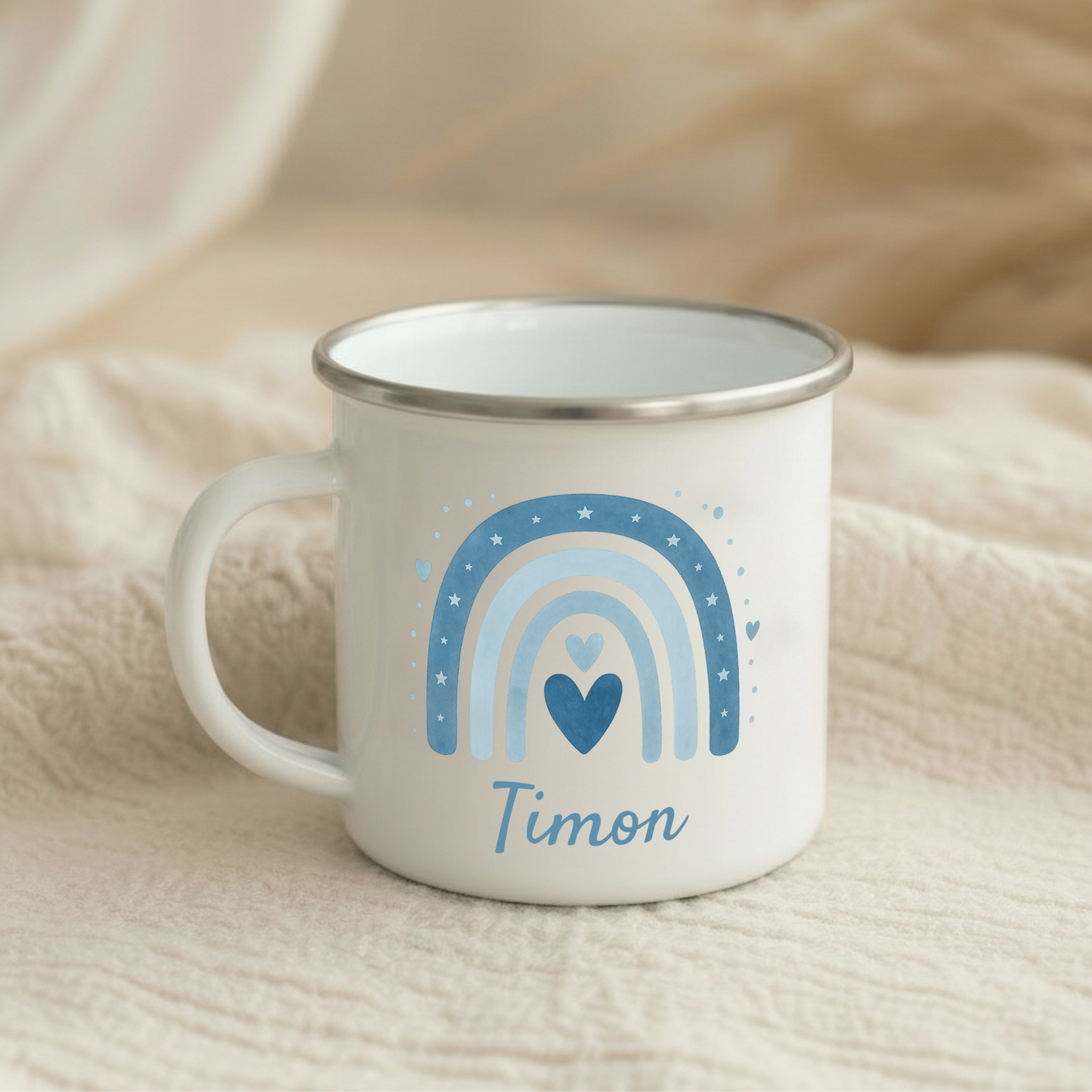 Emaille Tasse Jungen
