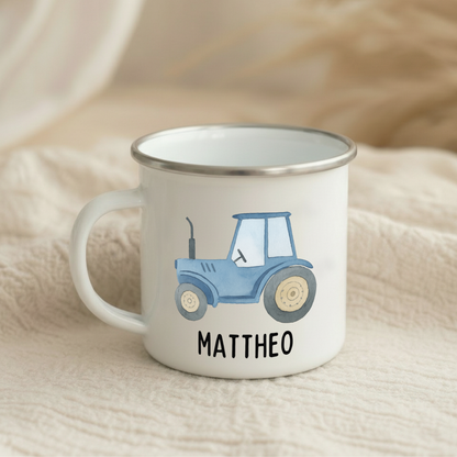 Emaille Tasse Jungen