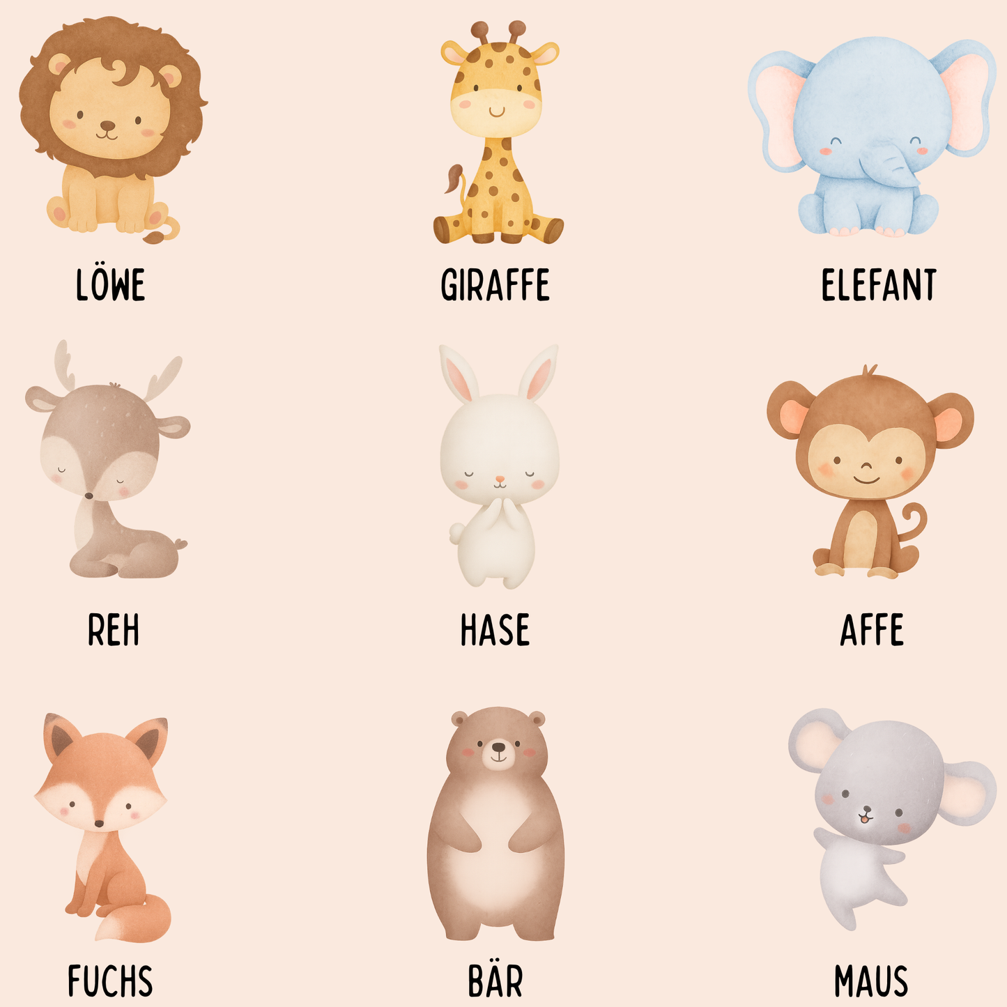 Brotdose Tiere mit Punkten