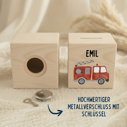 Holzspardose Kinder