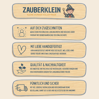 Holzspardose Tiere mit Punkten